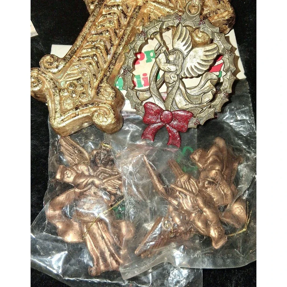 Vintage Ornament lot mixed Religious items lot of 7